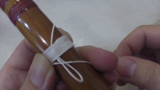 how to tie dizi bindings